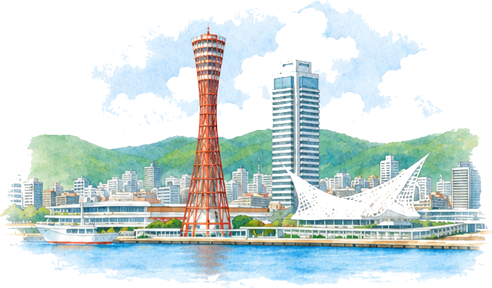 尼崎市の街並み